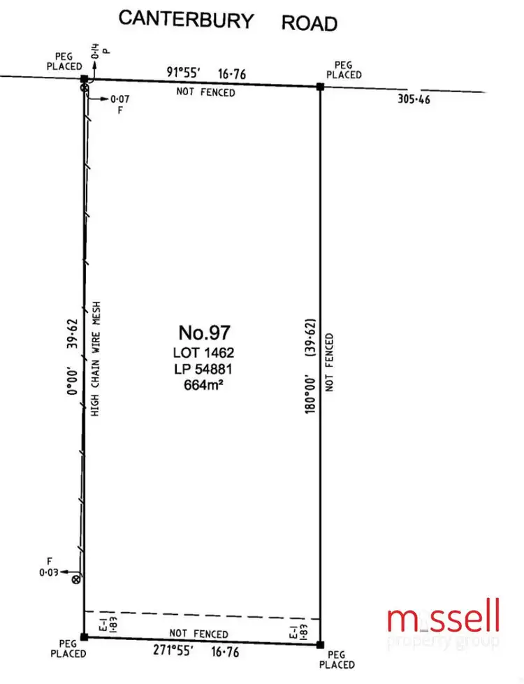 Floorplan of Homely land listing, 97 Canterbury Road, Venus Bay VIC 3956