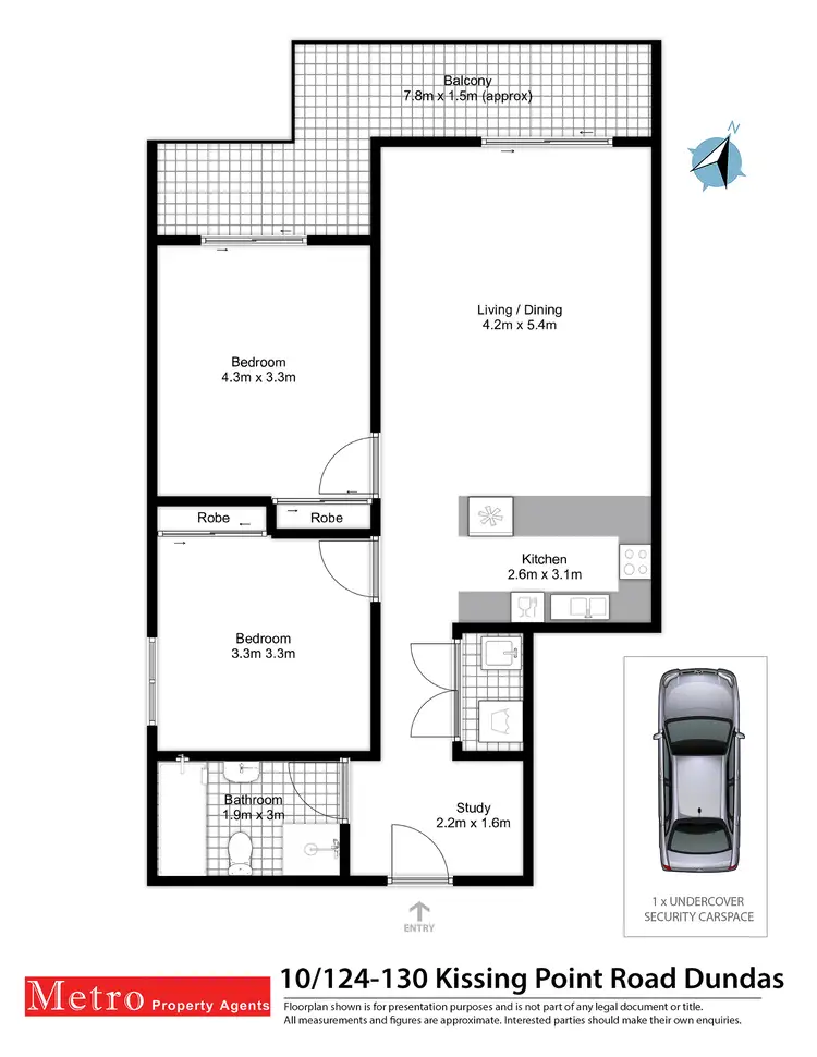 Floorplan of Homely apartment listing, 10/124-130 Kissing Point Road, Dundas NSW 2117