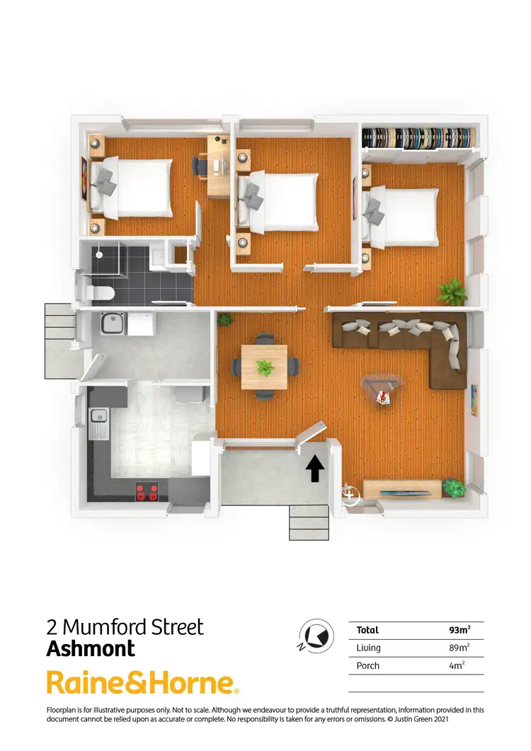 Floorplan of Homely house listing, 2 Mumford Street, Ashmont NSW 2650