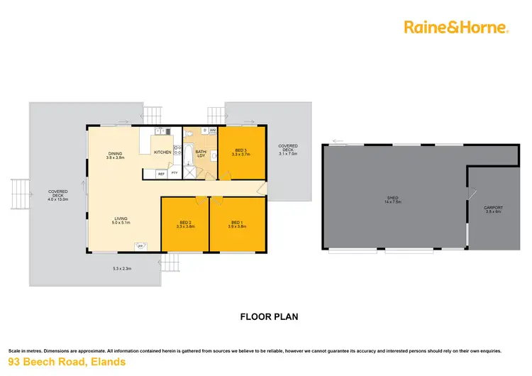 Floorplan of Homely rural property listing, 93 Beech Rd, Elands NSW 2429