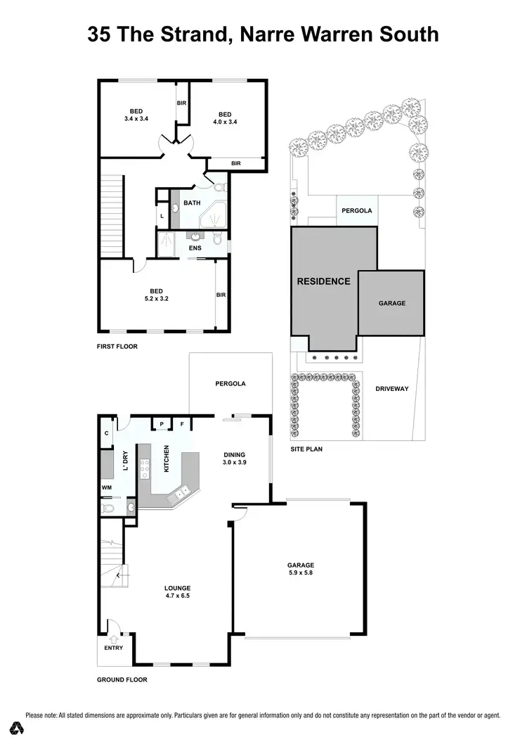 Floorplan of Homely house listing, 35 The Strand, Narre Warren South VIC 3805