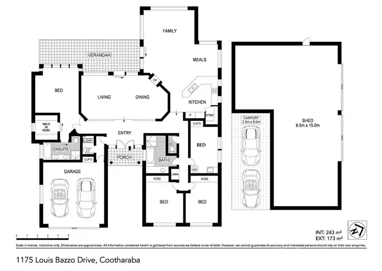 Floorplan of Homely house listing, 1175 Louis Bazzo Drive, Cootharaba QLD 4565