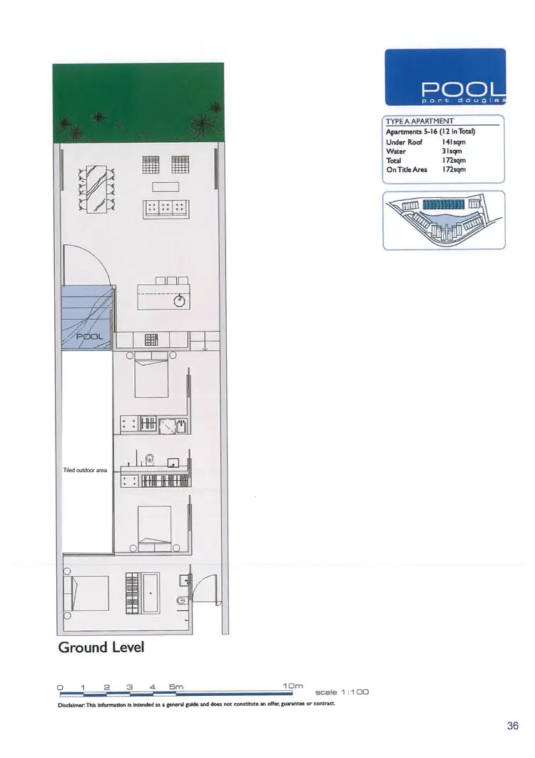 Floorplan of Homely apartment listing, 5/19-37 St Crispins Avenue, Port Douglas QLD 4877