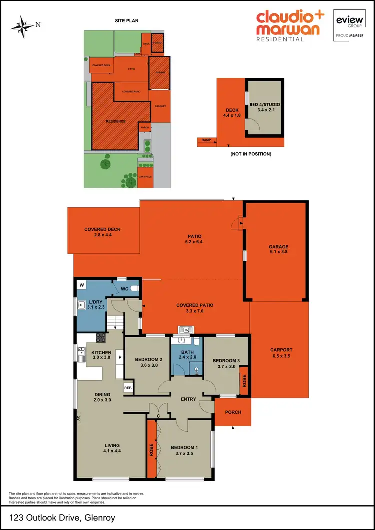 Floorplan of Homely house listing, 123 Outlook Drive, Glenroy VIC 3046