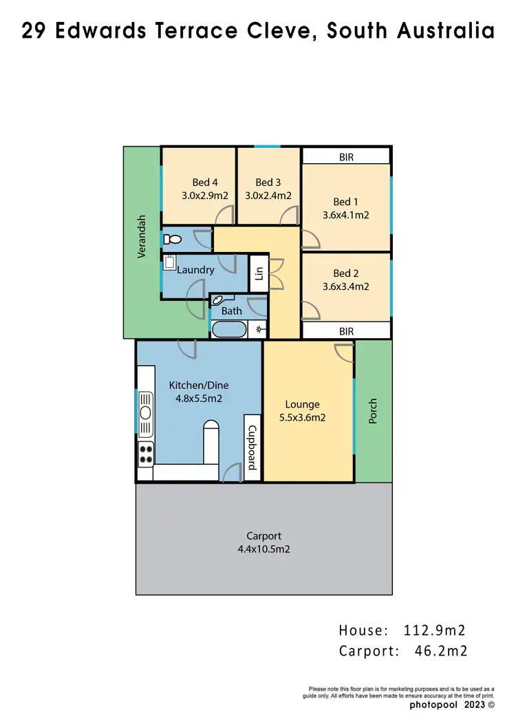 Floorplan of Homely house listing, 29 Edwards Terrace, Cleve SA 5640