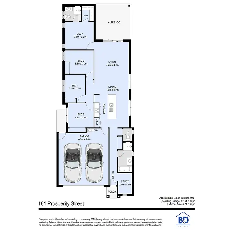Floorplan of Homely house listing, 181 Prosperity Street, Narangba QLD 4504