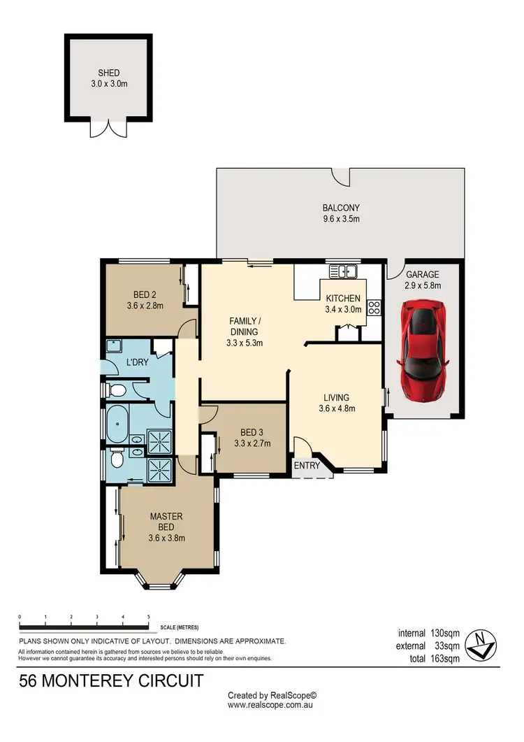 Floorplan of Homely house listing, 56 Monterey Circuit, Tingalpa QLD 4173