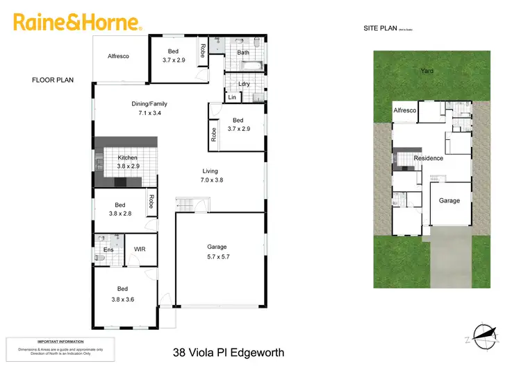 Floorplan of Homely house listing, 38 Viola Place, Edgeworth NSW 2285