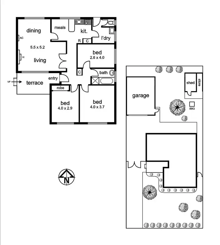 Floorplan of Homely house listing, 12 Leighton Crescent, Fawkner VIC 3060