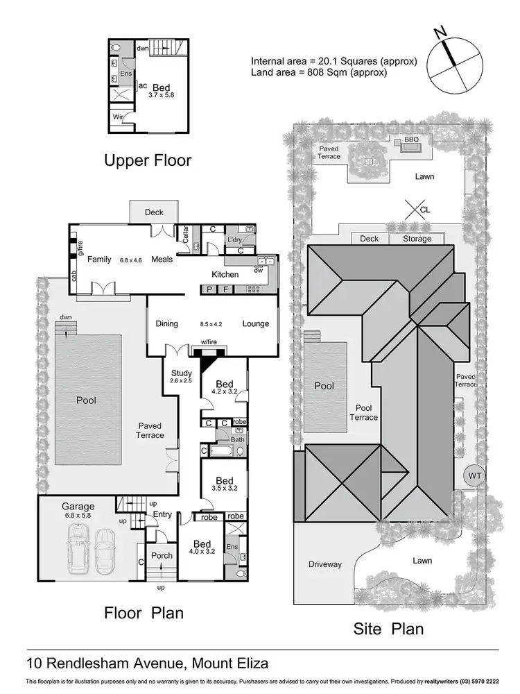 Floorplan of Homely house listing, 10 Rendlesham Avenue, Mount Eliza VIC 3930