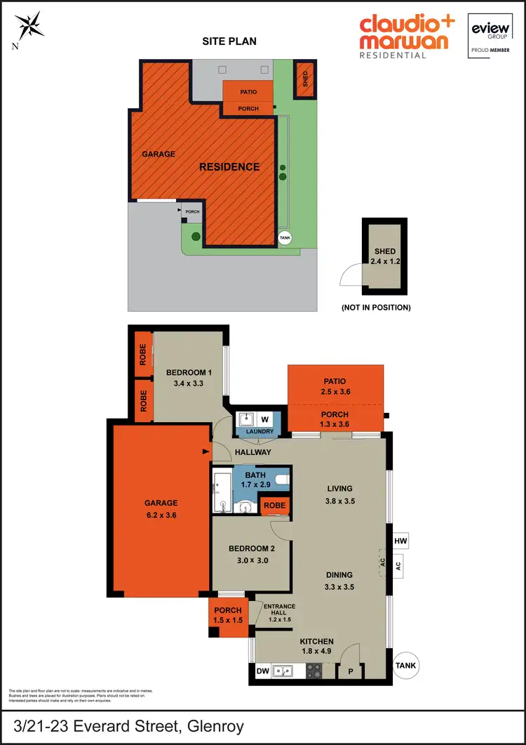Floorplan of Homely unit listing, 3/21-23 Everard Street, Glenroy VIC 3046