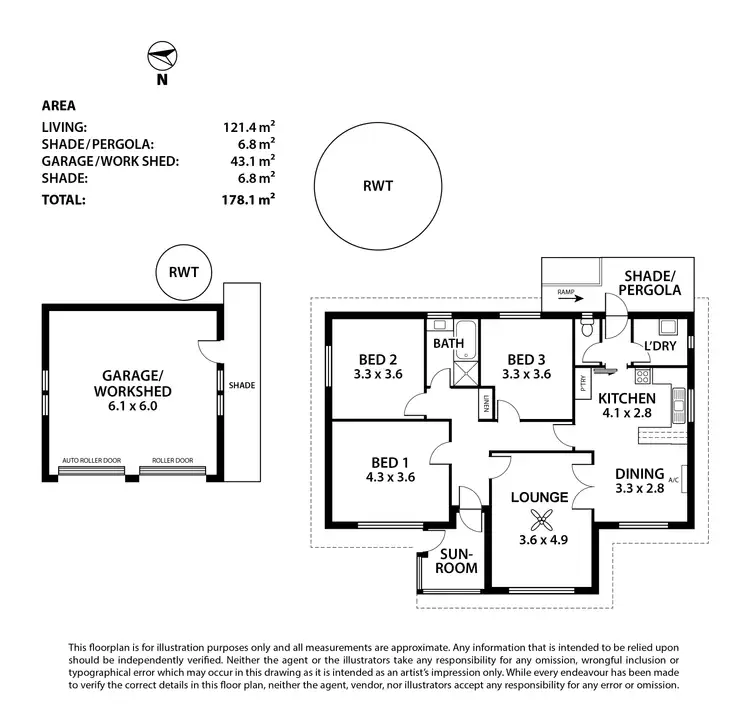Floorplan of Homely house listing, 615 Wellington Road, Wistow SA 5251