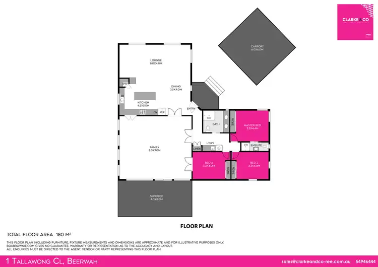 Floorplan of Homely house listing, 1 Tallawong Close, Beerwah QLD 4519