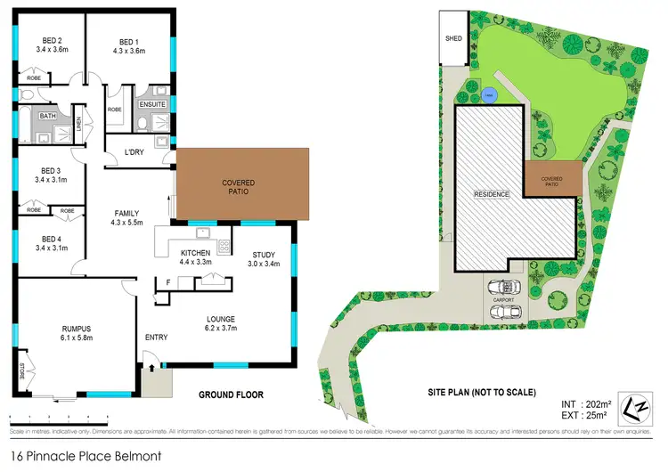 Floorplan of Homely house listing, 16 Pinnacle Place, Belmont QLD 4153