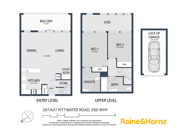 Floorplan of Homely apartment listing, 207/637 Pittwater Road, Dee Why NSW 2099