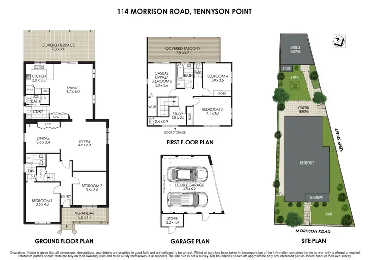 Floorplan of Homely house listing, 114 Morrison Road, Tennyson Point NSW 2111