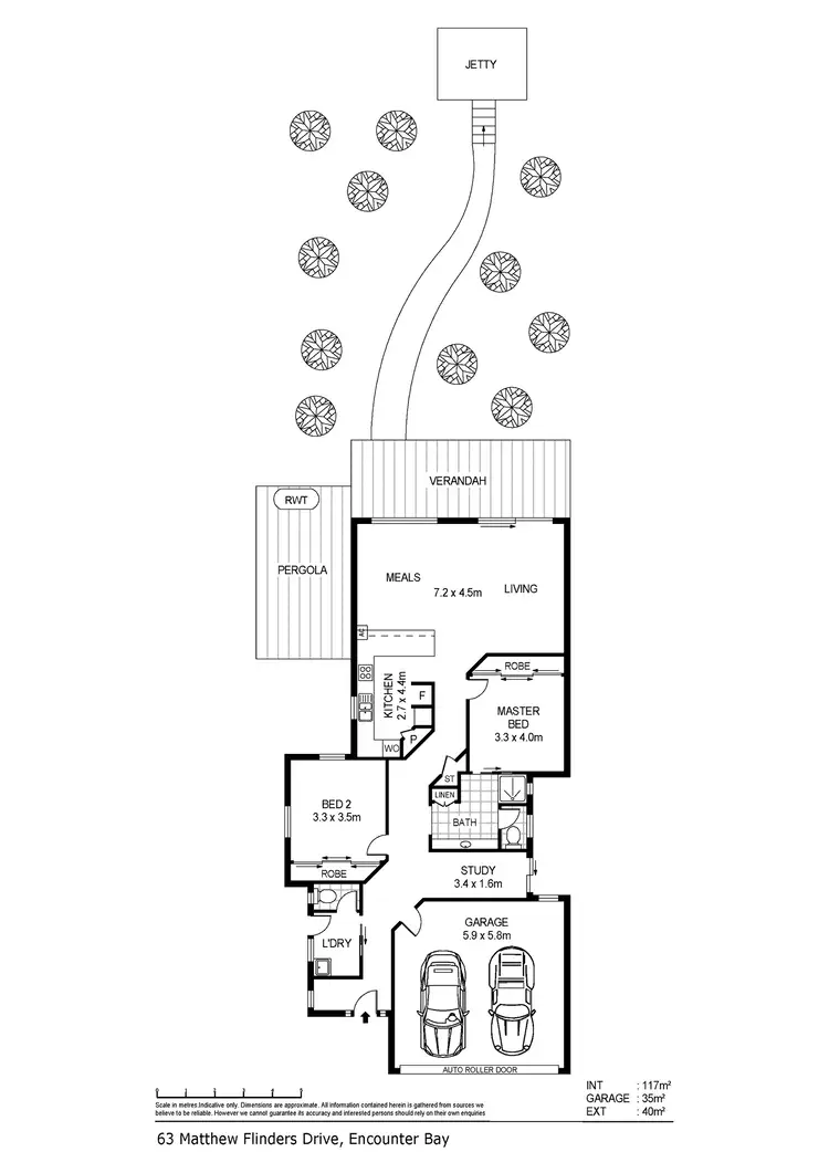 Floorplan of Homely house listing, 63 Matthew Flinders Drive, Encounter Bay SA 5211