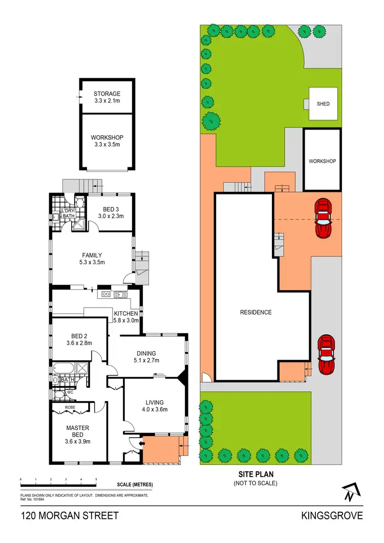 Floorplan of Homely house listing, 120 Morgan Street, Kingsgrove NSW 2208