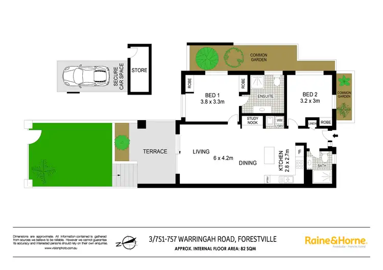 Floorplan of Homely apartment listing, 3/751-757 Warringah Road, Forestville NSW 2087