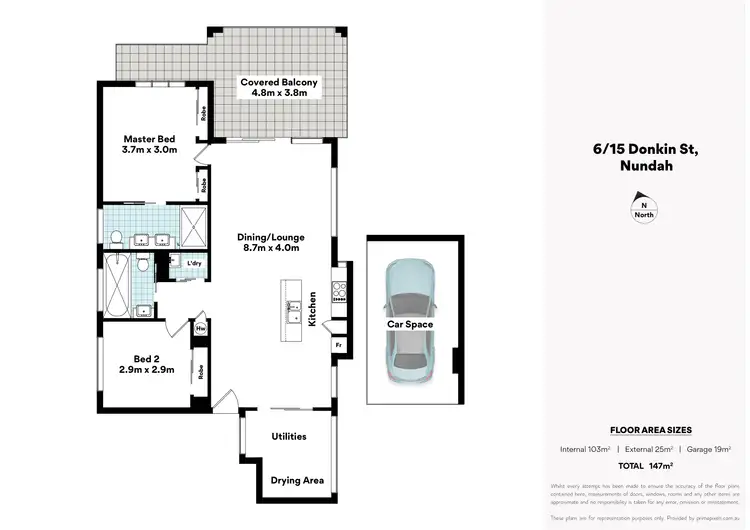Floorplan of Homely apartment listing, 6/15 Donkin Street, Nundah QLD 4012