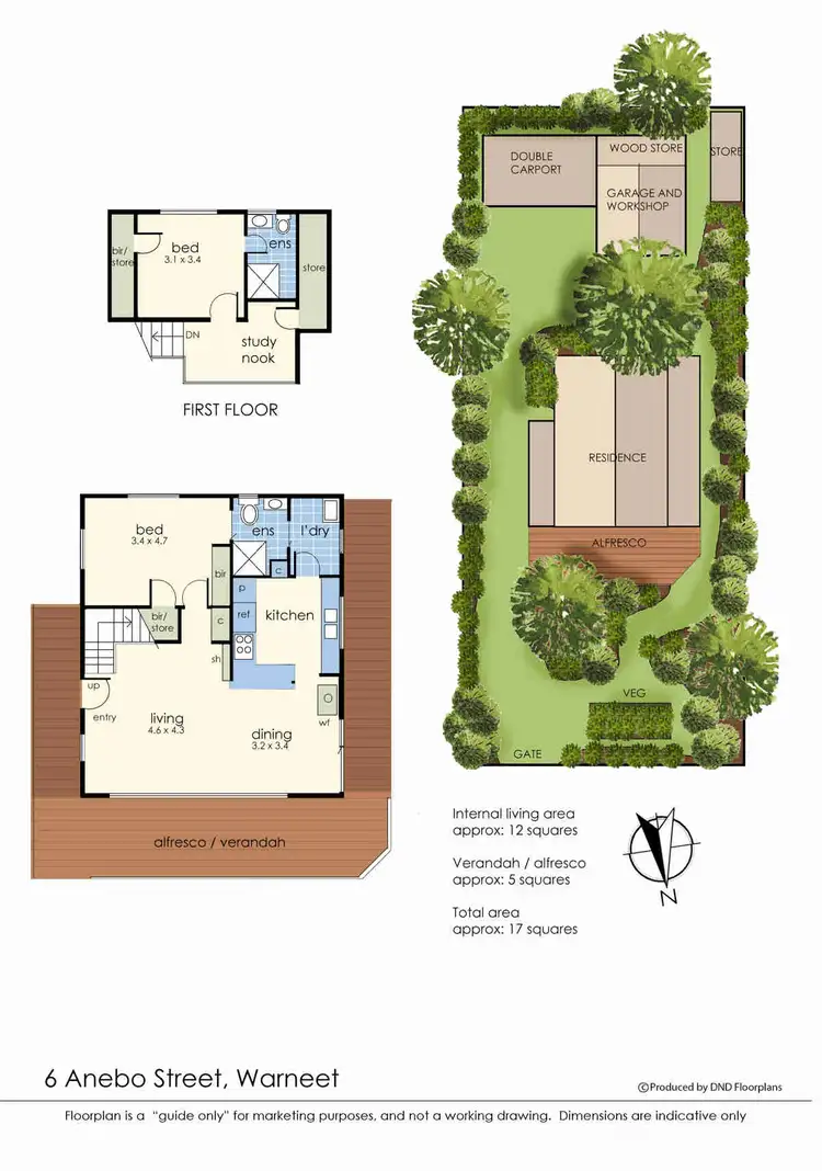 Floorplan of Homely house listing, 6 Anebo Street, Warneet VIC 3980