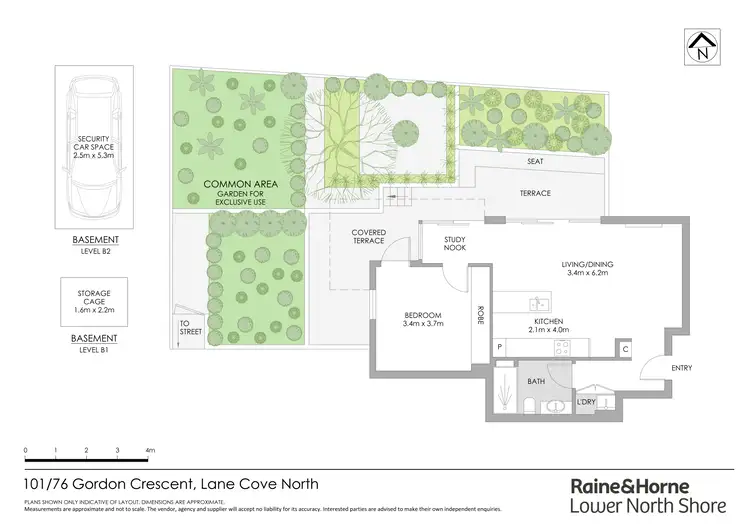 Floorplan of Homely apartment listing, 101/76-82 Gordon Crescent, Lane Cove NSW 2066