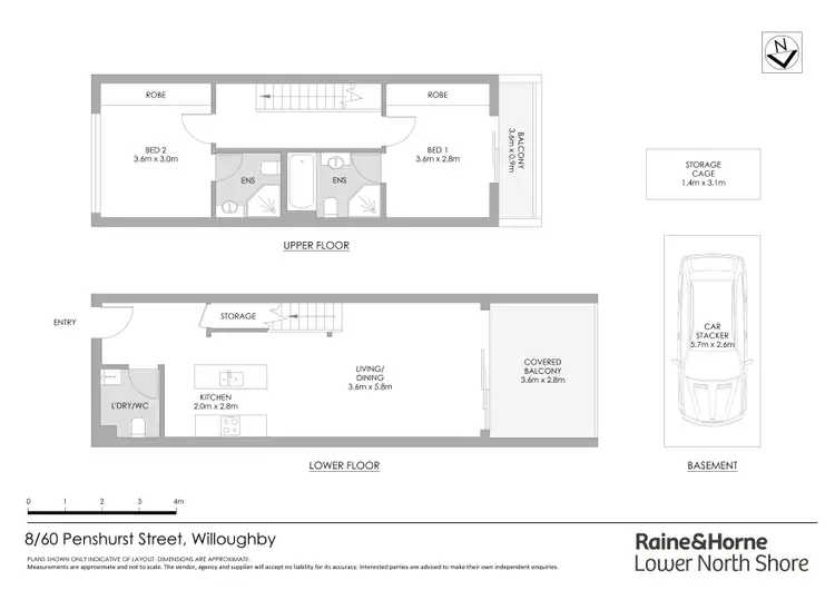 Floorplan of Homely apartment listing, 8/60 Penshurst Street, Willoughby NSW 2068