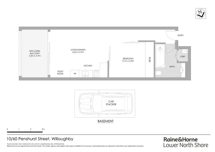 Floorplan of Homely apartment listing, 10/60 Penshurst Street, Willoughby NSW 2068