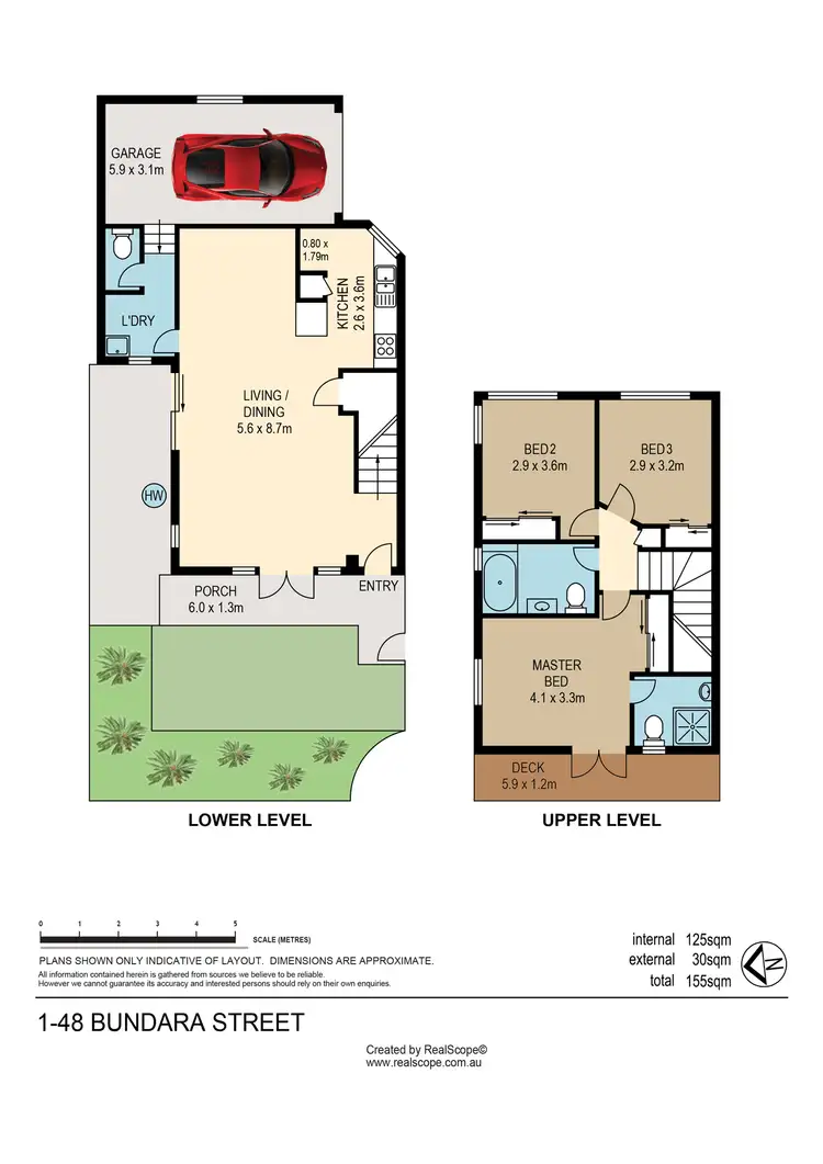 Floorplan of Homely townhouse listing, 1/48 Bundara Street, Morningside QLD 4170