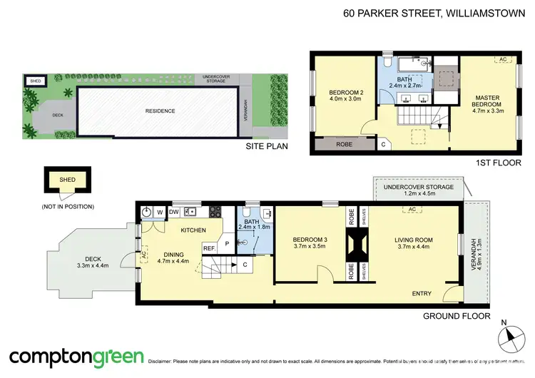 Floorplan of Homely house listing, 60 Parker Street, Williamstown VIC 3016