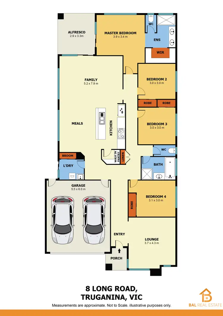 Floorplan of Homely house listing, 8 Long Road, Truganina VIC 3029