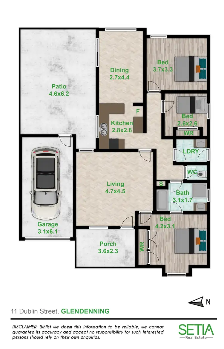 Floorplan of Homely house listing, 11 Dublin Street, Glendenning NSW 2761