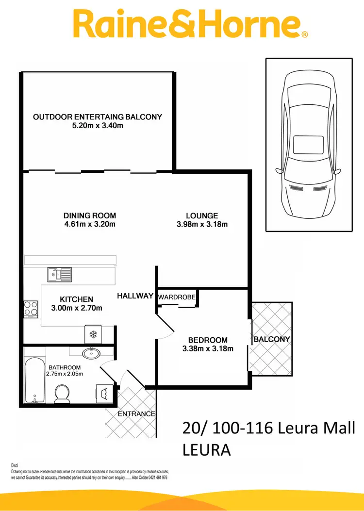 Floorplan of Homely apartment listing, 20 / 100-116 Leura Mall, Leura NSW 2780