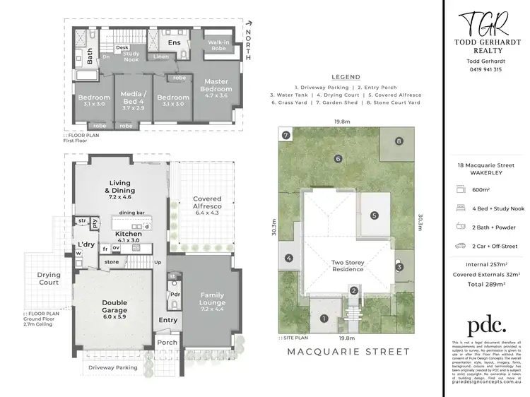 Floorplan of Homely house listing, 18 Macquarie Street, Wakerley QLD 4154