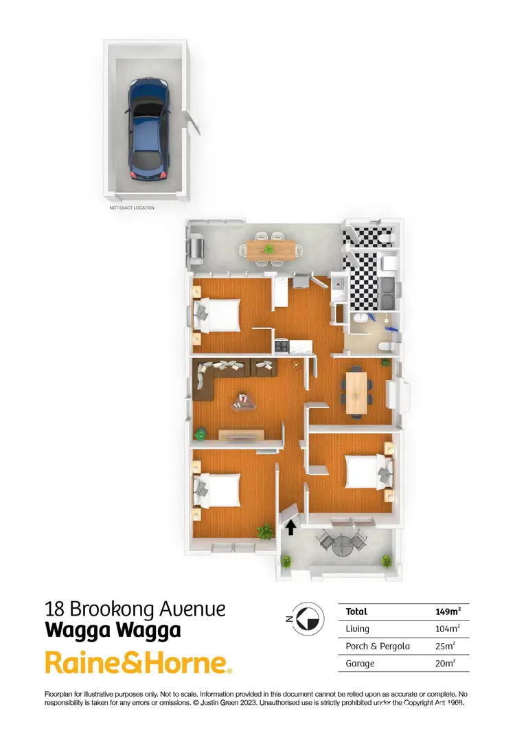 Floorplan of Homely house listing, 18 Brookong Avenue, Wagga Wagga NSW 2650