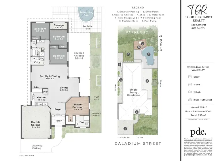 Floorplan of Homely house listing, 32 Caladium Street, Wakerley QLD 4154