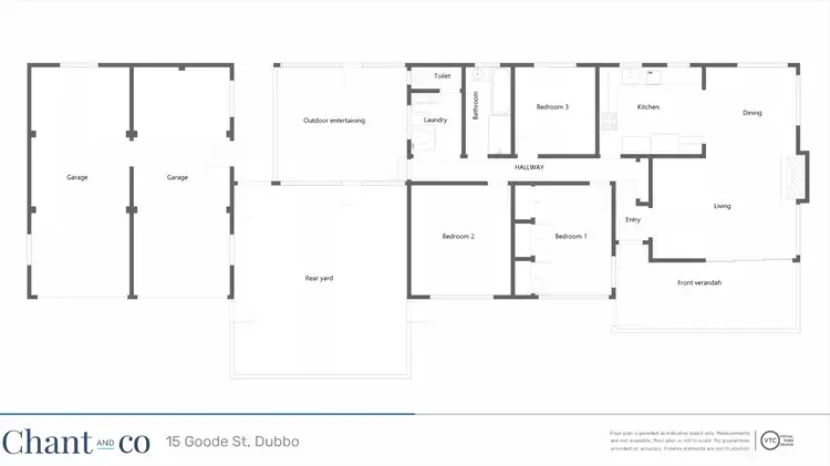Floorplan of Homely house listing, 15 Goode Street, Dubbo NSW 2830