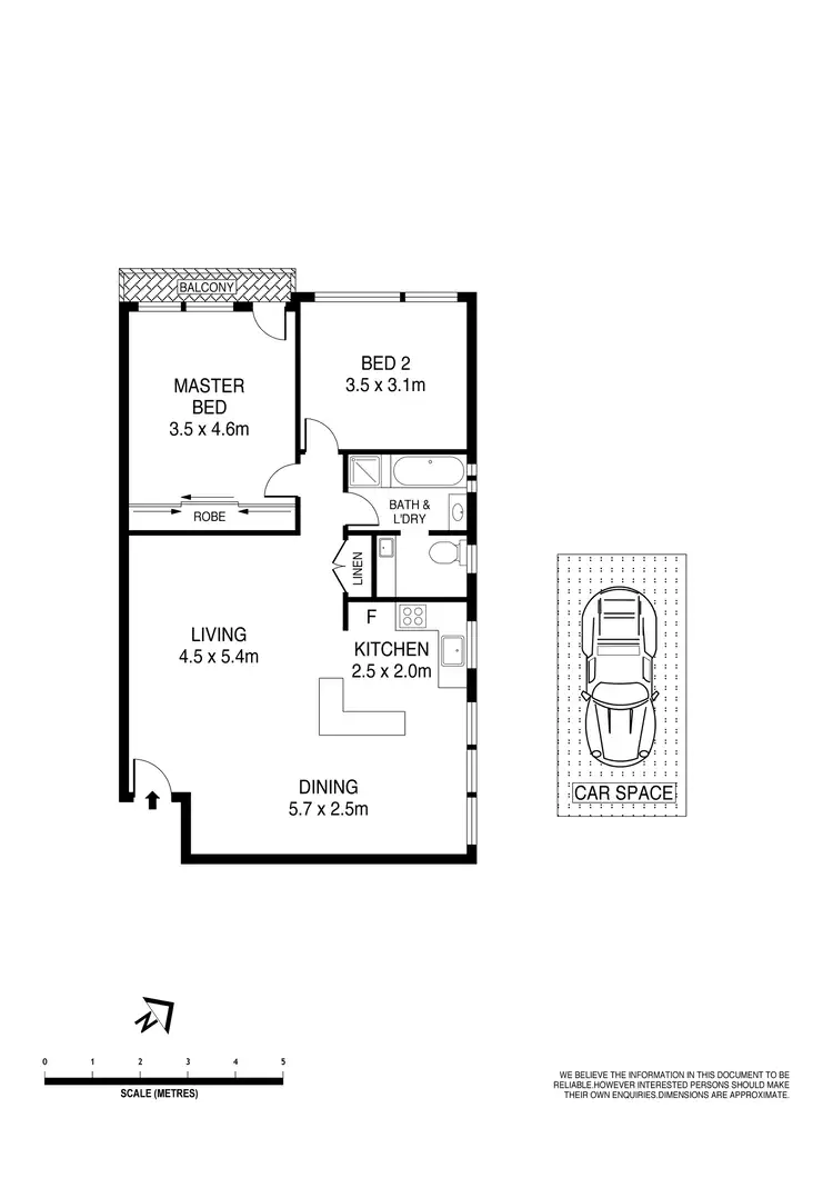 Floorplan of Homely apartment listing, 8/5 Gladstone Street, Bexley NSW 2207