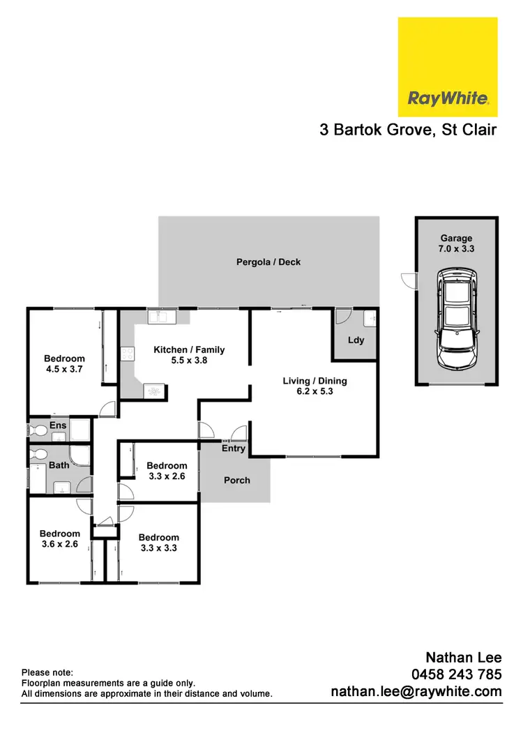 Floorplan of Homely house listing, 3 Bartok Grove, St Clair NSW 2759