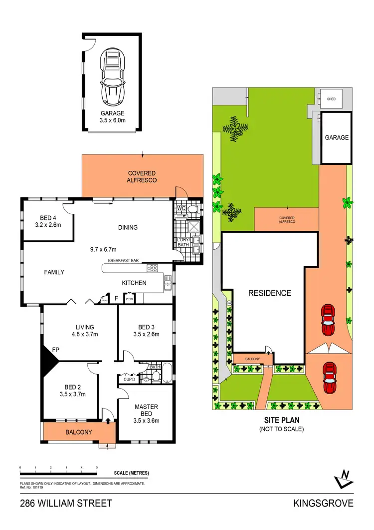 Floorplan of Homely house listing, 286 William Street, Kingsgrove NSW 2208