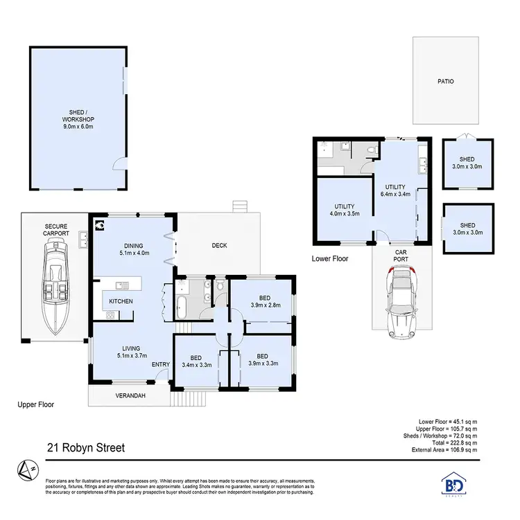 Floorplan of Homely house listing, 21 Robyn Street, Burpengary QLD 4505