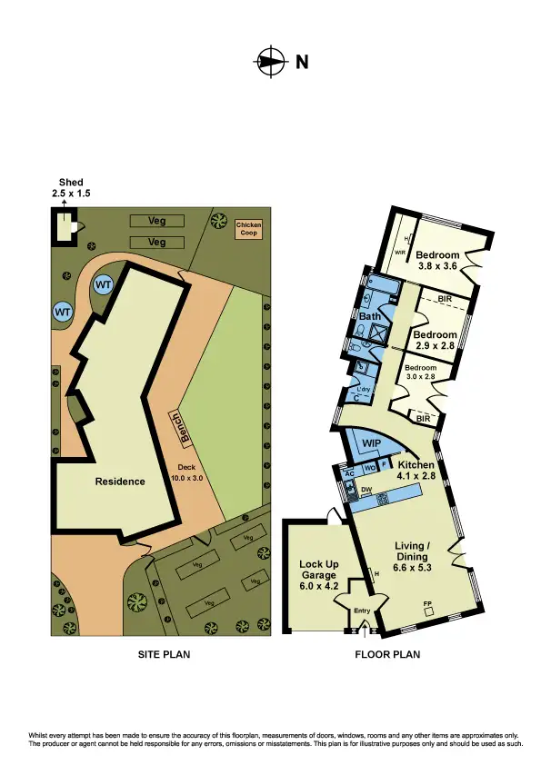 Floorplan of Homely house listing, 46 Vernon Street, South Kingsville VIC 3015