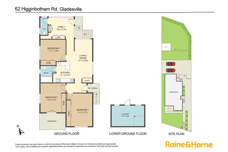 Floorplan of Homely house listing, 62 Higginbotham Road, Gladesville NSW 2111