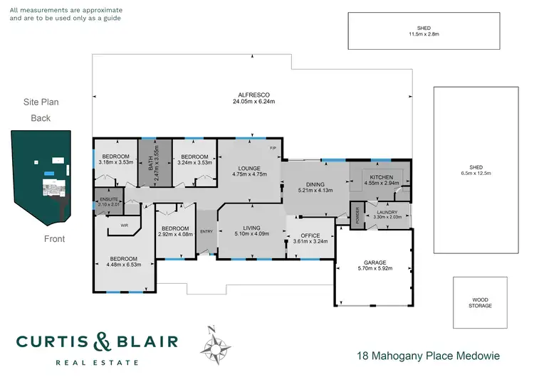 Floorplan of Homely house listing, 18 Mahogany Place, Medowie NSW 2318