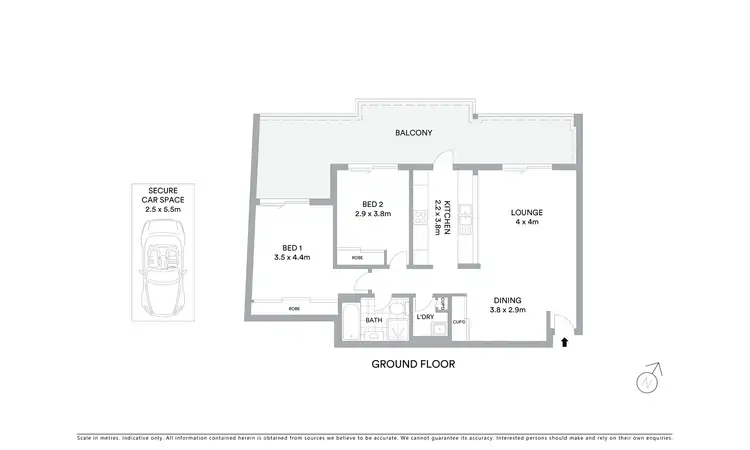 Floorplan of Homely apartment listing, 10/12 Morgan Street, Botany NSW 2019