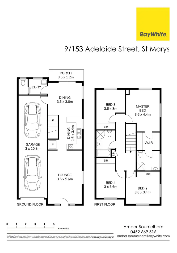 Floorplan of Homely townhouse listing, 9/153 Adelaide Street, St Marys NSW 2760