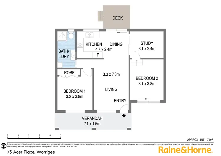 Floorplan of Homely house listing, 1/3 Acer Place, Worrigee NSW 2540
