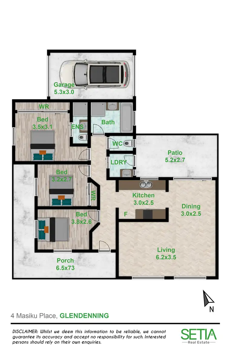 Floorplan of Homely house listing, 4 Masiku Place, Glendenning NSW 2761