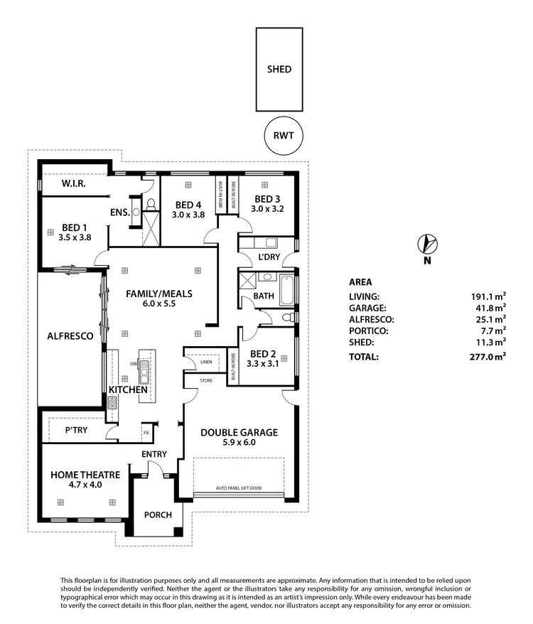 Floorplan of Homely house listing, 4 Thomas Street, Strathalbyn SA 5255