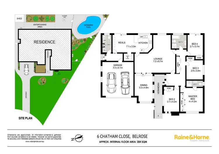 Floorplan of Homely house listing, 6 Chatham Close, Belrose NSW 2085